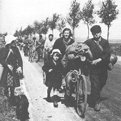 L'exode des civils et la débacle de l'armée française en 1940 